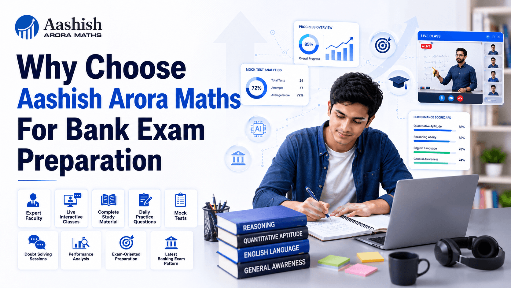 Why Choose Aashish Arora Maths For Bank Exam Preparation