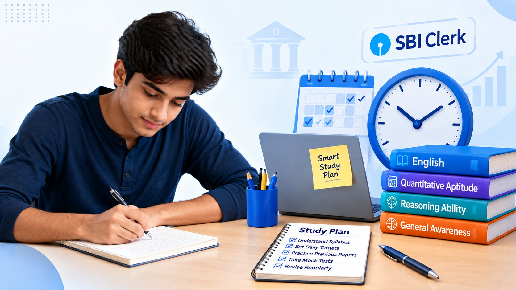 sbi bank clerk exam preparation 